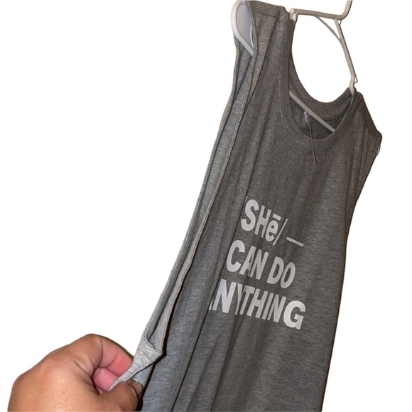 Fabletics She Can Do Anything Gray Women's Tank Top ~ NWT ~ Size: 1X - Picture 5 of 5